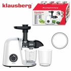 Klausberg, sokowirówka, wyciskarka wolnoobrotowa, biała, KB-7869