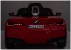 Lean Cars, BMW I4, pojazd na akumulator 4-4, JE1009, czerwony