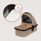Lionelo, Amber Plus, wózek wielofunkcyjny z fotelikiem, 3w1, Beige Sand