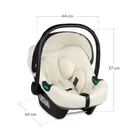 Lionelo, Astrid, i-Size, fotelik samochodowy, Beige Cream