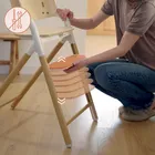 Lionelo, Celia, krzesełko do karmienia, grey wood