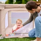 Lionelo, Florence, kojec dla dzieci, Easy Fold, beige sand