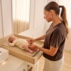 Lionelo, Megs, wielofunkcyjna mata do przewijania, beige sand