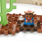 Little Tikes, Pociąg parowy, klocki wafle, zestaw, 177 elementów