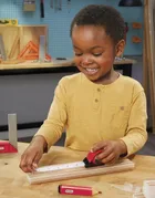 Little Tikes, zestaw do cięcia i pomiaru, stolarka