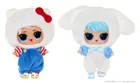L.O.L. Surprise, Loves Hello Kitty, Reversible Plush, mini laleczka w pluszowym etui, 1 szt.