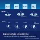 Lovi, CapiChill Girl, smoczek dynamiczny, silikonowy, 0-6m, 2 szt.