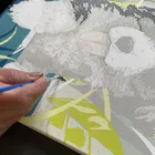 Maaleo, malowanie po numerach, pies, 40-30 cm