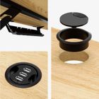 Mark Adler, Leader 5.1 Oak, biurko komputerowe z półką, 115 cm