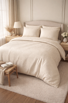 Matex, 3-częściowy komplet pościeli, adamaszek geometryczny, 160-200 cm