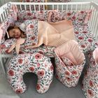 MimiNu, Kwiaty Begonii, 2-częściowy komplet pościeli, 90-120 cm