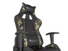 Natec, fotel gamingowy, Genesis Nitro 560 Camo NFG-1532, czarno-zielony