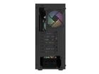Natec, Fury Shobo SH4F RGB Midi Tower, obudowa komputerowa z oknem, czarna