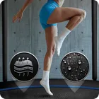 Neo-Sport, trampolina ogrodowa z siatką zewnętrzną i drabinką, 13ft/404 cm