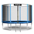 Neo-Sport, trampolina ogrodowa z siatką zewnętrzną i drabinką, 6ft/183 cm