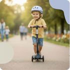 Nukido, Flippo, hulajnoga 3-kołowa, balansowa, z siedziskiem, czarna