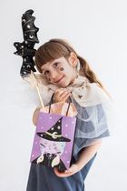 PartyDeco, balon foliowy Nietoperz, 40,5-13 cm, mix, 1 szt.