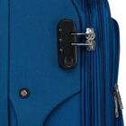 Peterson, lekka walizka, duża, niebiesko-czerwona, 78 cm