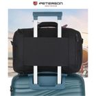 Peterson, plecak podróżny, czarny