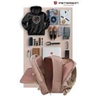 Peterson, plecak podróżny z portem USB, beżowy