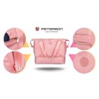 Peterson, torba weekendowa, z uchwytami, różowa