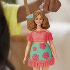 Play-Doh, Barbie Projektantka, Kwiaty i frędzle, zestaw kreatywny z lalką