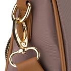 Plecak miejski, beżowy, skóra ekologiczna, Peterson