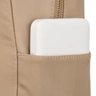 Plecak miejski, beżowy, skóra ekologiczna, Peterson