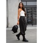 Plecak miejski, czarny, skóra ekologiczna, Peterson