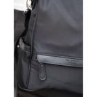 Plecak miejski, czarny, skóra ekologiczna, Peterson