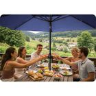 Plonos, parasol ogrodowy, składany, 6 segmentowy, z pokrowcem, 300 cm