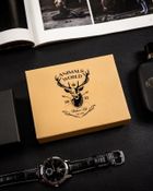 Portfel, brązowy, skórzany, Always Wild