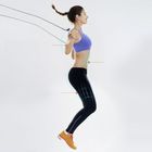 Profesjonalna skakanka crossfit z elektronicznym licznikiem LCD, różowo-biała
