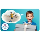 Ricokids, Jelly, hulajnoga 3-kołowa, balansowa, świecąca w ciemności, niebieska