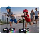 Ricokids, Leddi, hulajnoga 3-kołowa, balansowa, LED, czarna