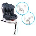 Ricokids, Stigo, fotelik samochodowy z daszkiem, obrotowy 360°, 0-36 kg, granatowy