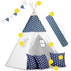 Ricokids, Tipi, namiot dla dzieci, granat, 120-120-160 cm