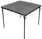 Saska Garden, zestaw cateringowy, turystyczny stół, składany, czarny, 86,5-86,5-71 cm