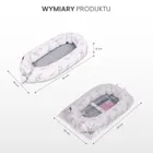 Sensillo, Dmuchawce, gniazdko niemowlęce, kokon, muślin, beżowy, 80-45 cm