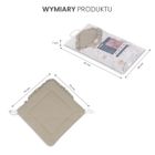 Sensillo, Teddy, rożek niemowlęcy, muślinowy, szary 75-75 cm