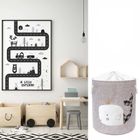 Sipo, kosz na zabawki XXL, wersja premium, zamykany na ściągacz, Wieloryb