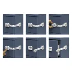 Sipo, zestaw zabezpieczeń do szaf i szuflad z funkcją smart lock, 6 szt.