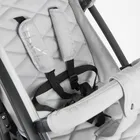 Smiki, Thunder Pro, wózek spacerowy, czarna rama, szaro-srebrny