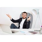 Sofotel, Batory, fotel biurowy, jasno szary