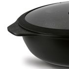 Starke Pro, Redwood, zestaw garnków z pokrywką i patelnia, 10 elementów