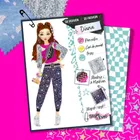 Style4Ever, Projekt Moda, Szkicownik, zestaw kreatywny z naklejkami