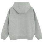 Szara bluza z kapturem o kroju oversize NOWEAR