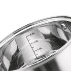 Tadar, garnek stalowy z pokrywką 18 cm, 2.6l, Cori