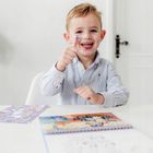 Totum, Bluey, wydrapywanka kolorowanka z naklejkami, zestaw kreatywny