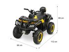 Toyz, Rush, pojazd na akumulator, yellow